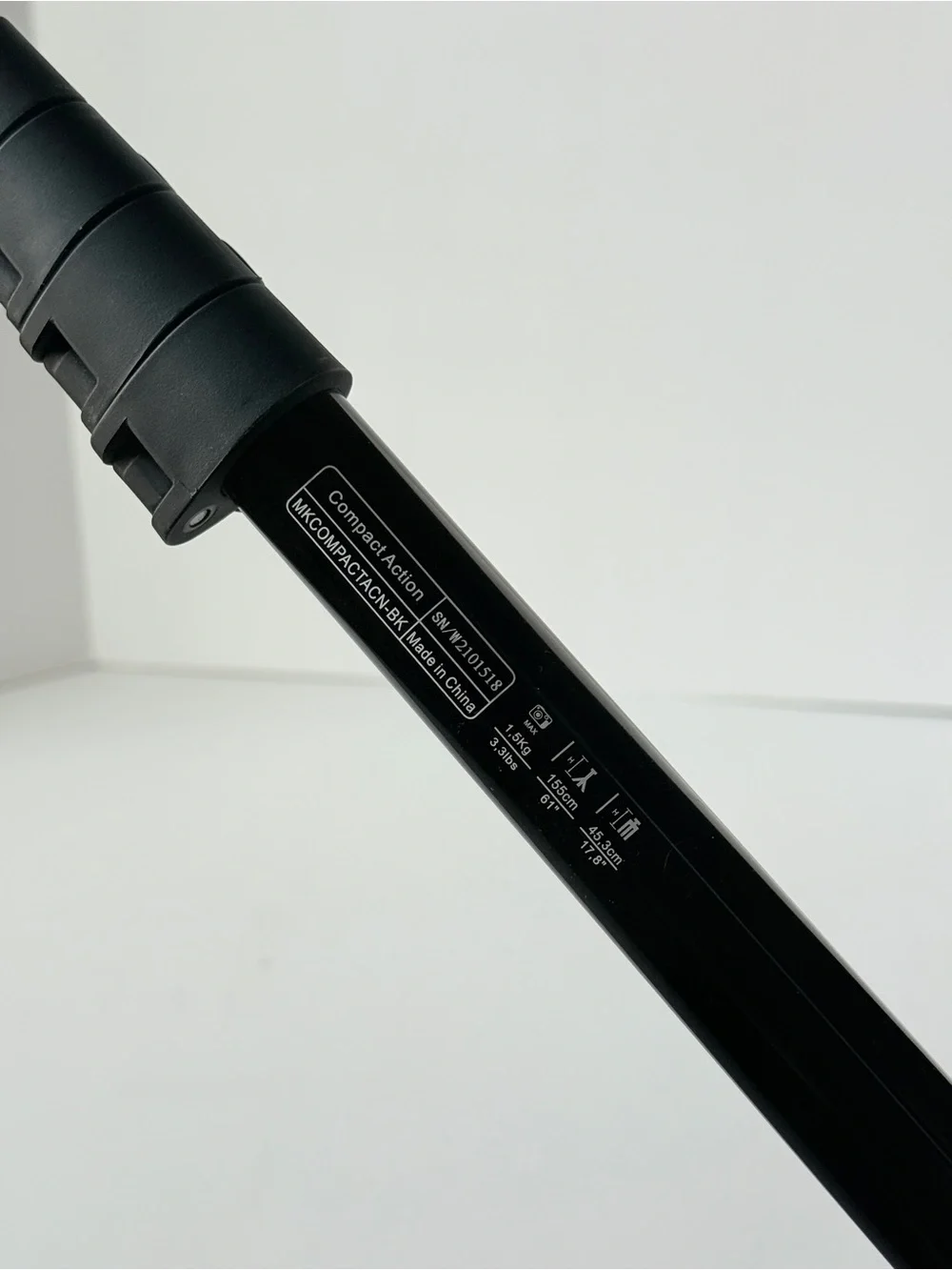 Manfrotto Black Camera Tripod with 3-Way Head
